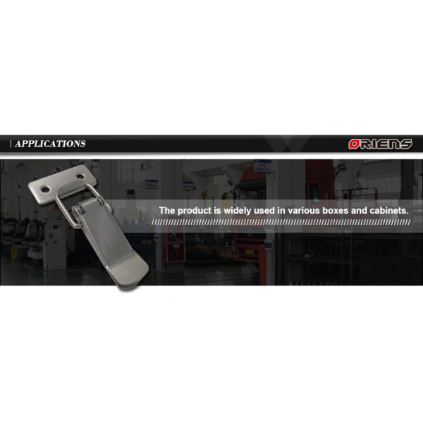 Heavy Duty Hasp Toggle Latch Stainless Steel Cabinet Lock for Tool Box