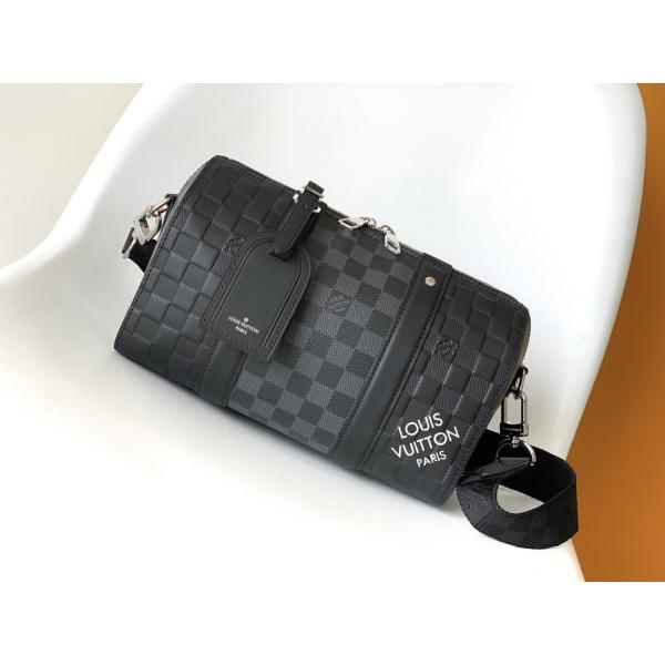 Сумка посыльного шахматной доски LV Keepall BandoulièRe 25 заклеймленных людей