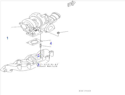 6208-81-8100 двигатель Турбо ПК130-7 ПК138У-2 частей двигателя дизеля 4Д95ЛЭ экскаватора 49377-01610 Турбо ТД04Л
