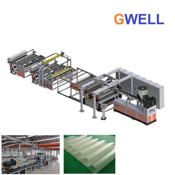 EVA Cast Film Extrusion Line EVA Film Making Machine 2200mm Automobile Safety Glass