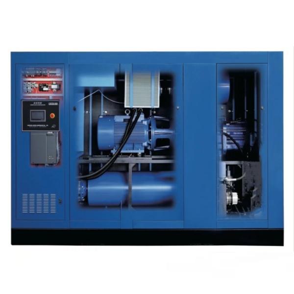 Oil free positive displacement screw blowers for waste water treatment system