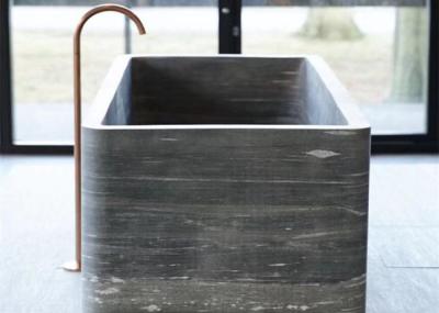Modern Natural Stone Bathtub Rectangle Shape Marble Stone Polished Finish