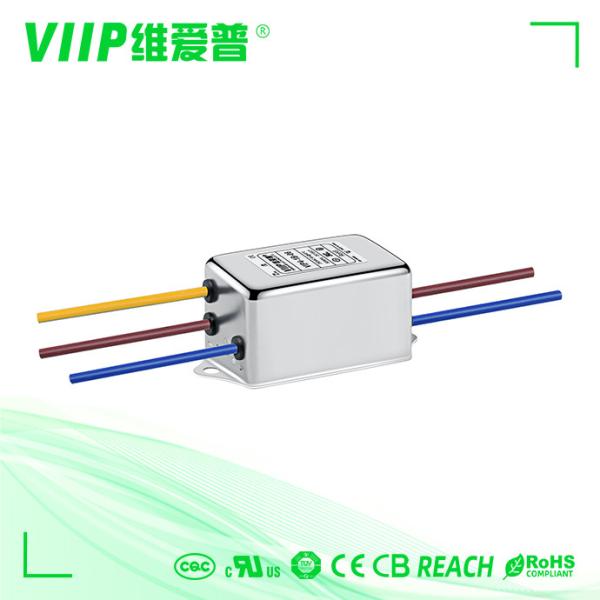 Линия EMI AC случая 1760VDC металла фильтрует 30A для электрического прибора