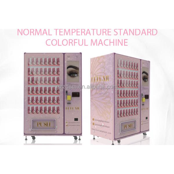 Zhongda Customize Design Vending Machines Makeup Tool Lashes Hair Bundle Vending Machine