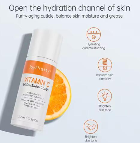 OEM/ODM Étiquette privée Naturel Organique Facial Hydratant Beauté Soins de la peau Tonic pour le visage Vitamine C Eau pour le visage