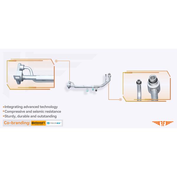I-DA-001 DAF Truck Air Conditioning Evaporator Aluminum Tube