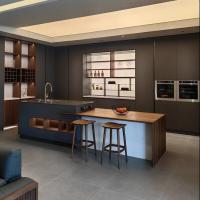 Produits de cuisine de haute qualité Conçus sur mesure Armoires de cuisine brillantes pour la maison Meubles Armoires de cuisine Fabricant direct