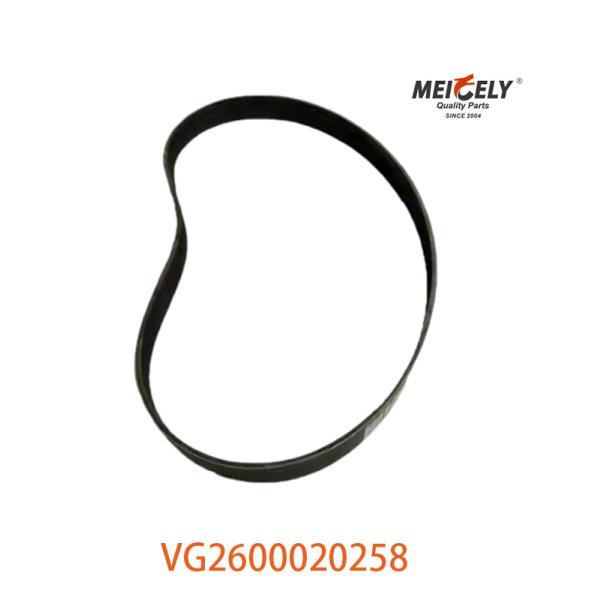 Vente à chaud VG2600020258 Ceinture d'alternateur Pièces de rechange pour moteur HOWO