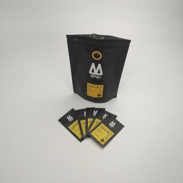 Stand Up 500g 1000g Food Grade Brown Matt Coffee Bag Eco Friendly Packaging Coffee Bean Bag With Valve