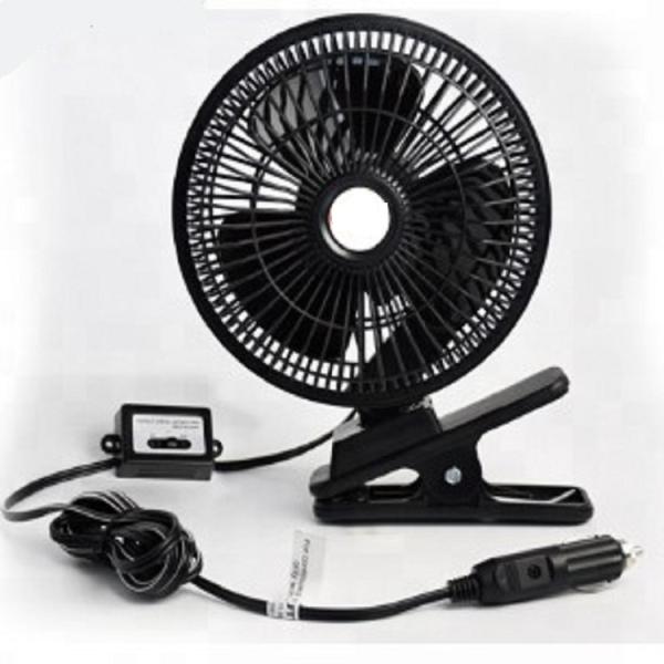 Материал 12v/24v черного охлаждающего вентилятора автомобиля пластиковый с половинным предохранителем металла безопасности
