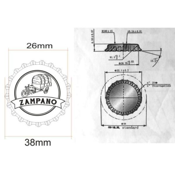 Фабрика производит оптом на заказ без ПВХ бутылки пива печать металлическая крышка