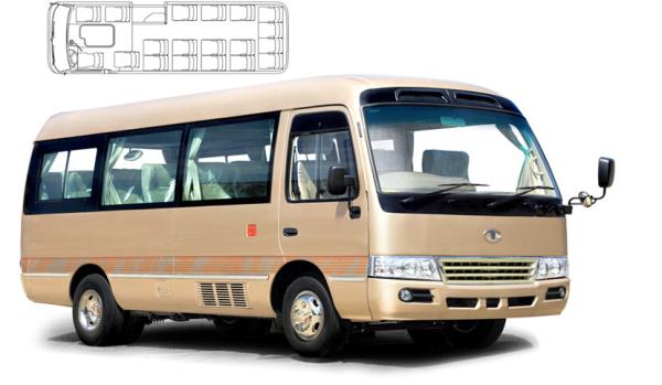 JAC Electric 23 Seater Minibus 90Km / H Coaster Type Passenger Commercial Vehicle