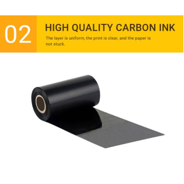 Brother Black Thermal Transfer Ribbon Wax Resin Ribbon 110mmx300mtr
