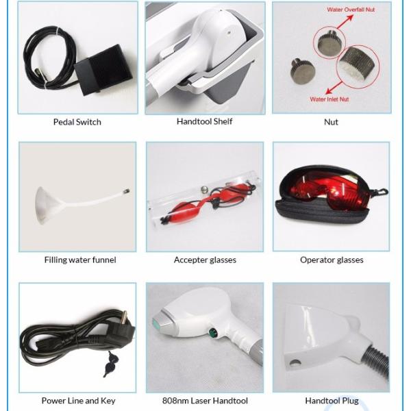 Portable 808nm Diode Laser Hair Removal Machine With CE Approvel