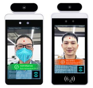 SIBO 8 Inch Face Recognition & Body Temperature Test Terminal For Access Control