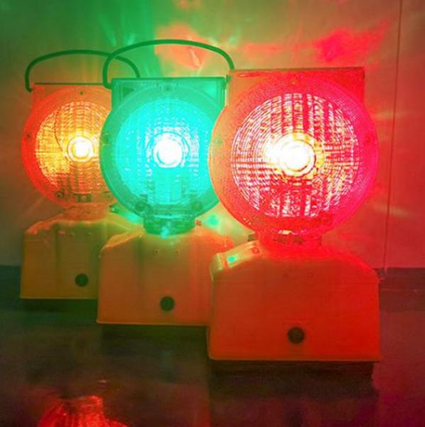 Avertissement solaire industriel Trafic étanche Ambre LED 2 feux latéraux