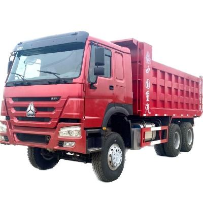 10 Forward Transmission Usado Howo SINOTRUCK Hno Dump Truck com 351-450 hp e motor WEICHAI