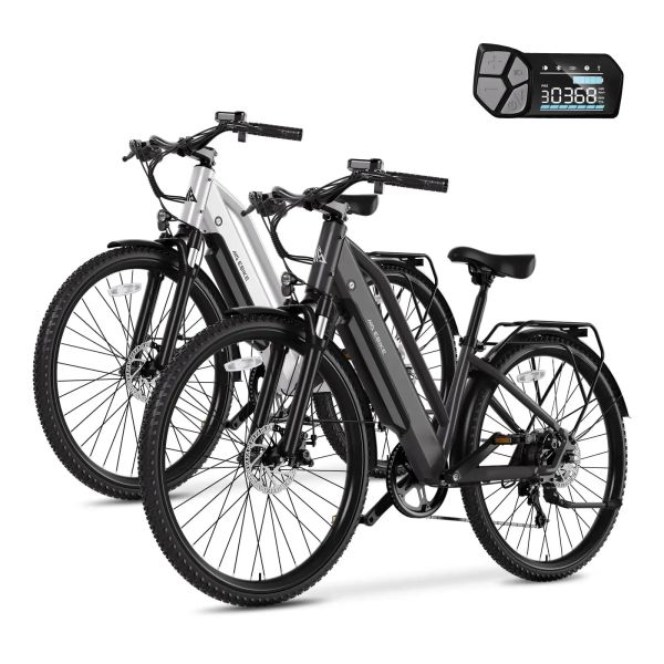 TST C624 Adult Electric Mountain Bike Rear Hub Motor Steel Frame Disc Brake Brushless Motor 10.4Ah Lithium Battery
