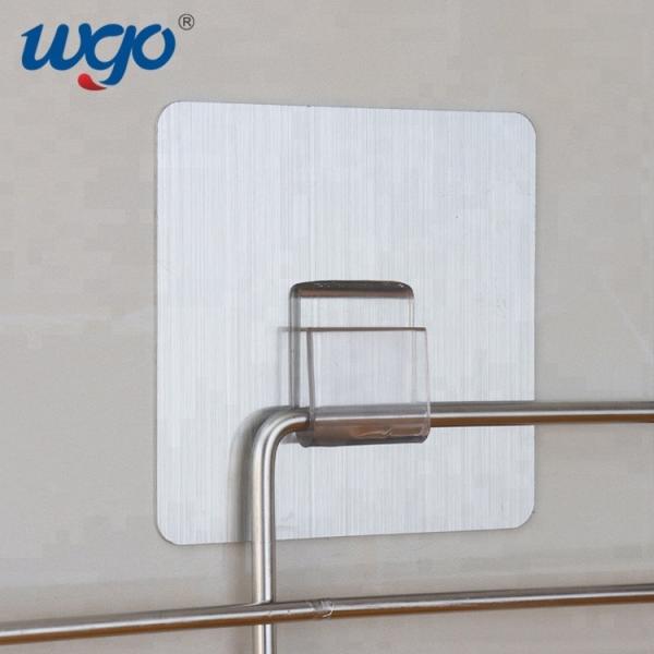 35.5cm Silver Color WGO Washable Bathroom Shower Caddy Clear Accessories Set