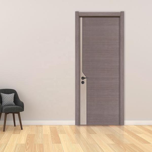 Crackproof Interior Solid Wood Flush Door Architrave 70mm Width For Office