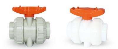 Lightweight Multiscene PPH Ball Valve Double Union Anti Corrosion