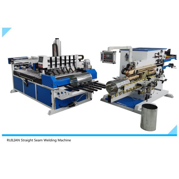 4mm Overlap Straight Seam Welding Machine Longitudinal Seam Welder 100KVA