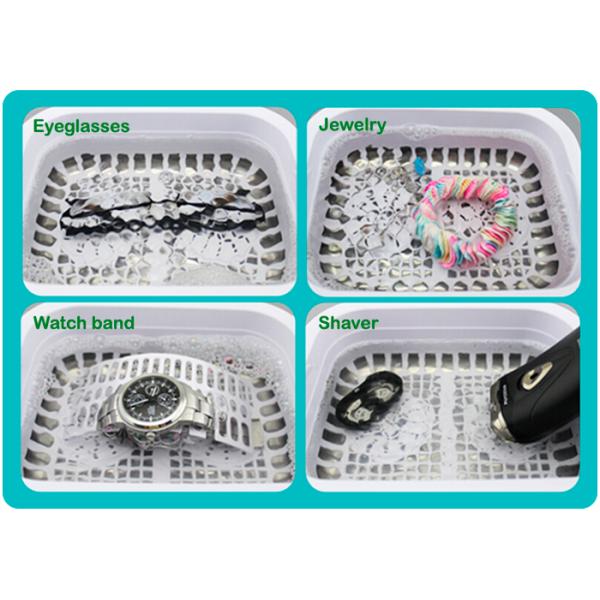 0.8L Mini Portable Ultrasonic Jewelry Cleaner Machine 35W