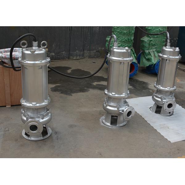 Stainless Steel Submersible Sewage Pump Non Clogging Fecal Rain Drainage
