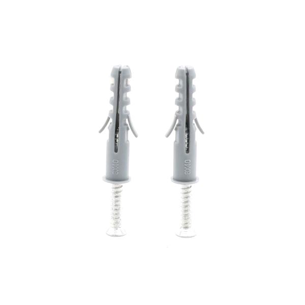 Anclas plásticas 30m m de extensión amarillas del tornillo de la alta durabilidad para la mampostería seca