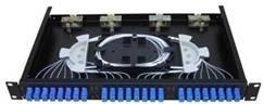 Outdoor Fiber Optic Distribution Box Rack Mounting Enclosure 480×250×1U