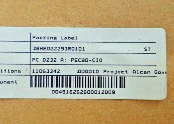 3BHE022293R0101 PC D232 ABB Communications I/O Module CIO Combined Input Output