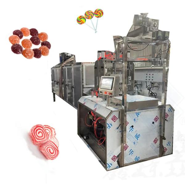 Easy Installation Candy Processing Machine for Design Center Filled Gummy Candy Making