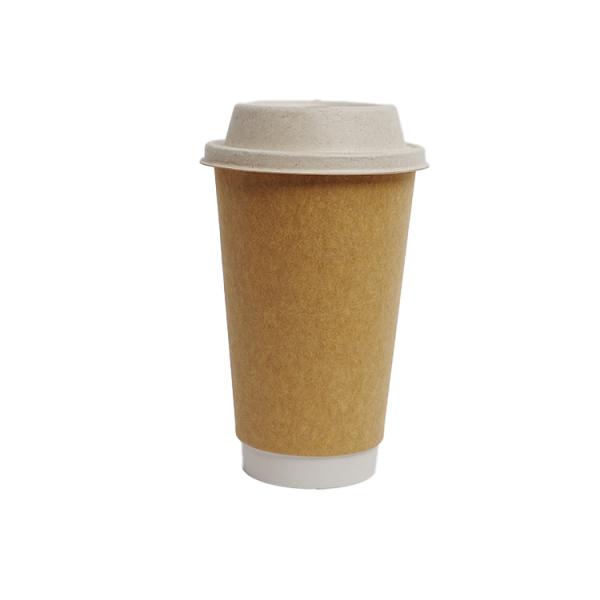 Gobelet à café jetable biodégradable personnalisé en papier, gobelet à café en papier simple et double avec couvercle