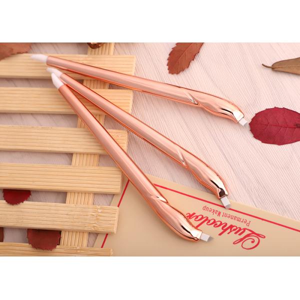 Champagne Disposable Microblading Pen With Blister Packing 12.25 cm Length
