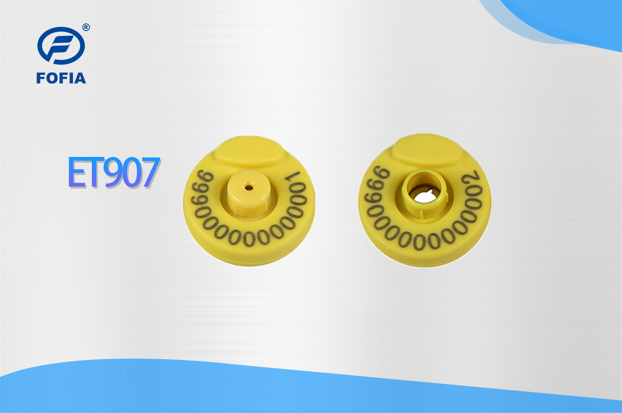 Full ICAR Certified RFID Electronic Ear Tags For Livestock Tracking