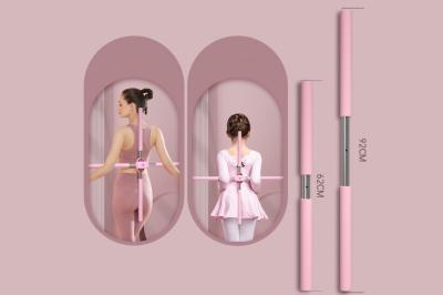 Portable Retractable Body Shape Gym Equipment 80cm Yoga Stick For Back