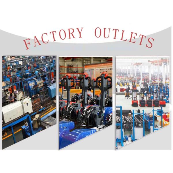 Material Handling Hydraulic Pallet Stacker 680mm Fork Width To Transport Components mobile pallet truck ride on pallet