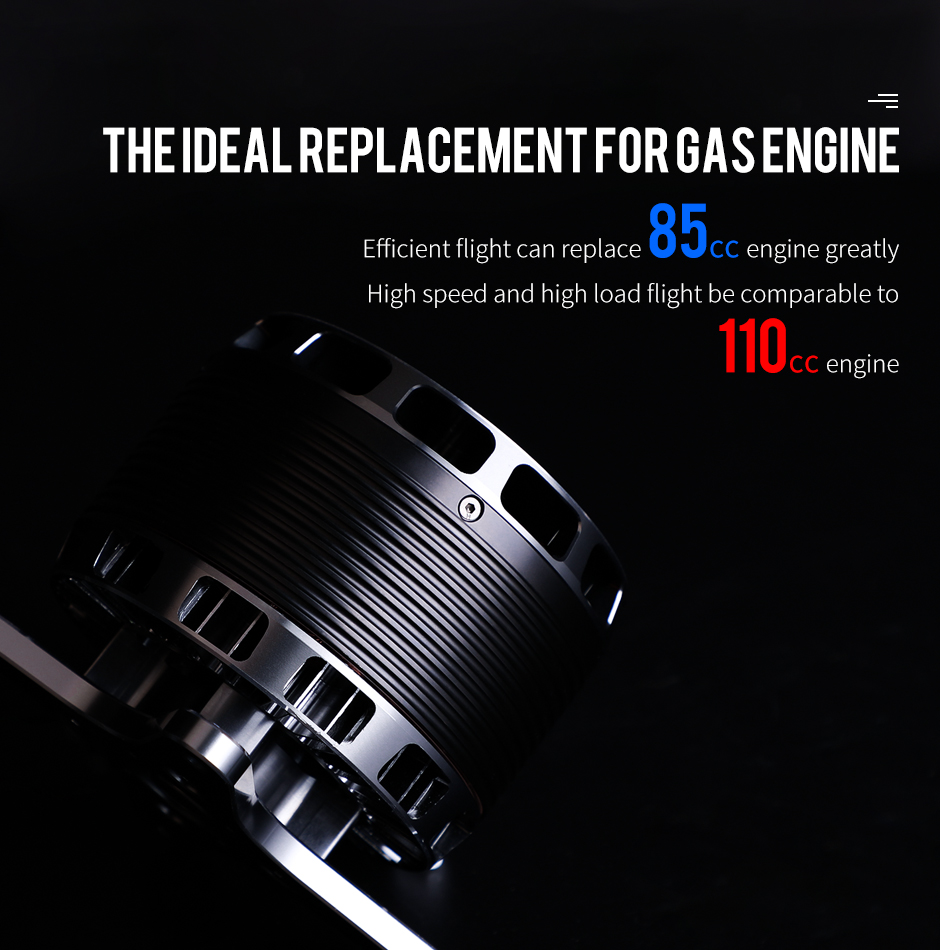 T-MOTOR AT8030 85CC Brushless 6800W 7500W 10S 14S Airplane Fixed Wing Drone Motor