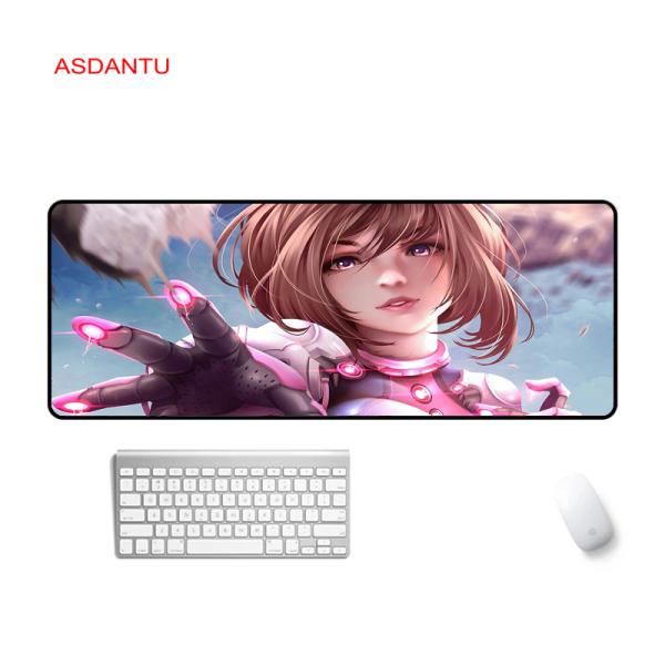 Large Size Cartoon Gaming Mouse Pad with CMYK Sublimation Printing and Natural Rubber