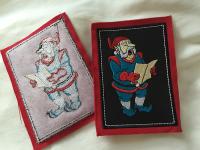 Remendos bordados do tamanco dos desenhos animados do Handwork o costume o mais atrasado para a roupa
