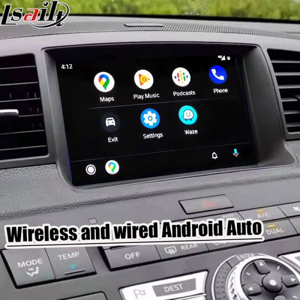 Lsailt 8 Inches CarPlay Screen for Nissan Fuga (Y50)Infiniti 350GT 2005-2008 Android Auto, Mirroring, HD Touch DisPlay