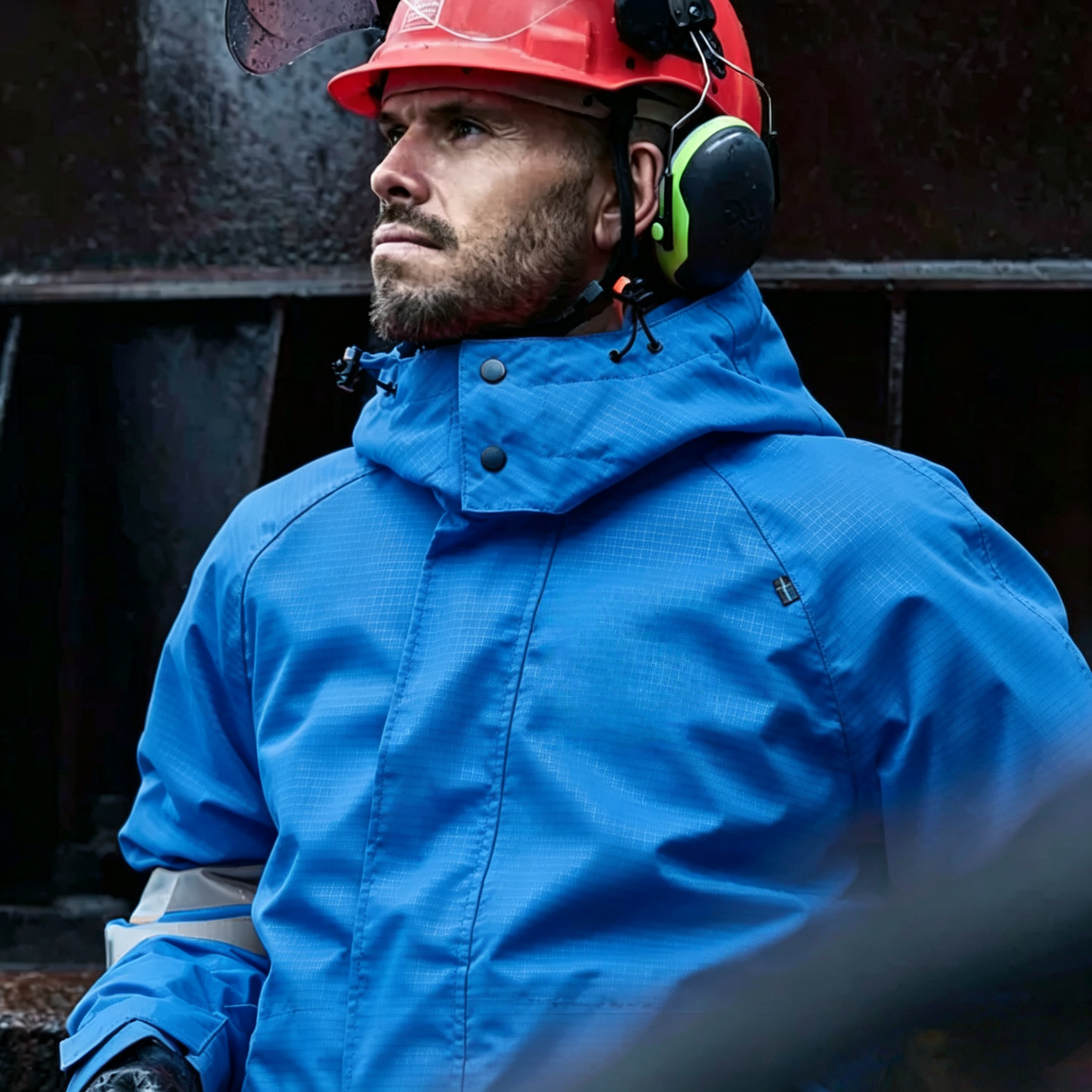 Heavy Duty Pressure Washing Suit Breathable Full Protective Clothing High Visibility