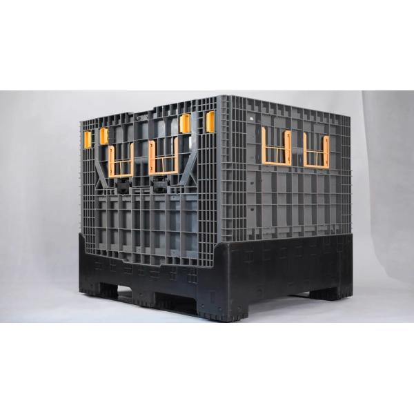 Shipping foldable plastic collapsible 1000x1000x1000 industri plastic pallet bin bulk pallet containers