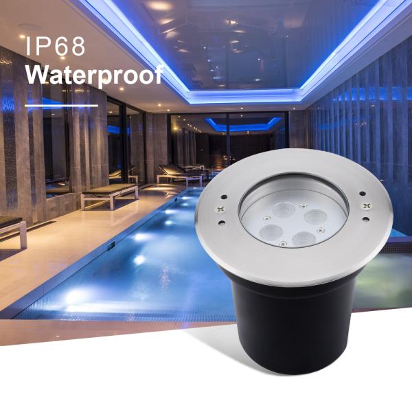 LED Underwater Pool Lights 4W 8W 12W 24VDC IP68 Waterproof Stainless Steel 316 RGB 3in1 for Swimming Pools