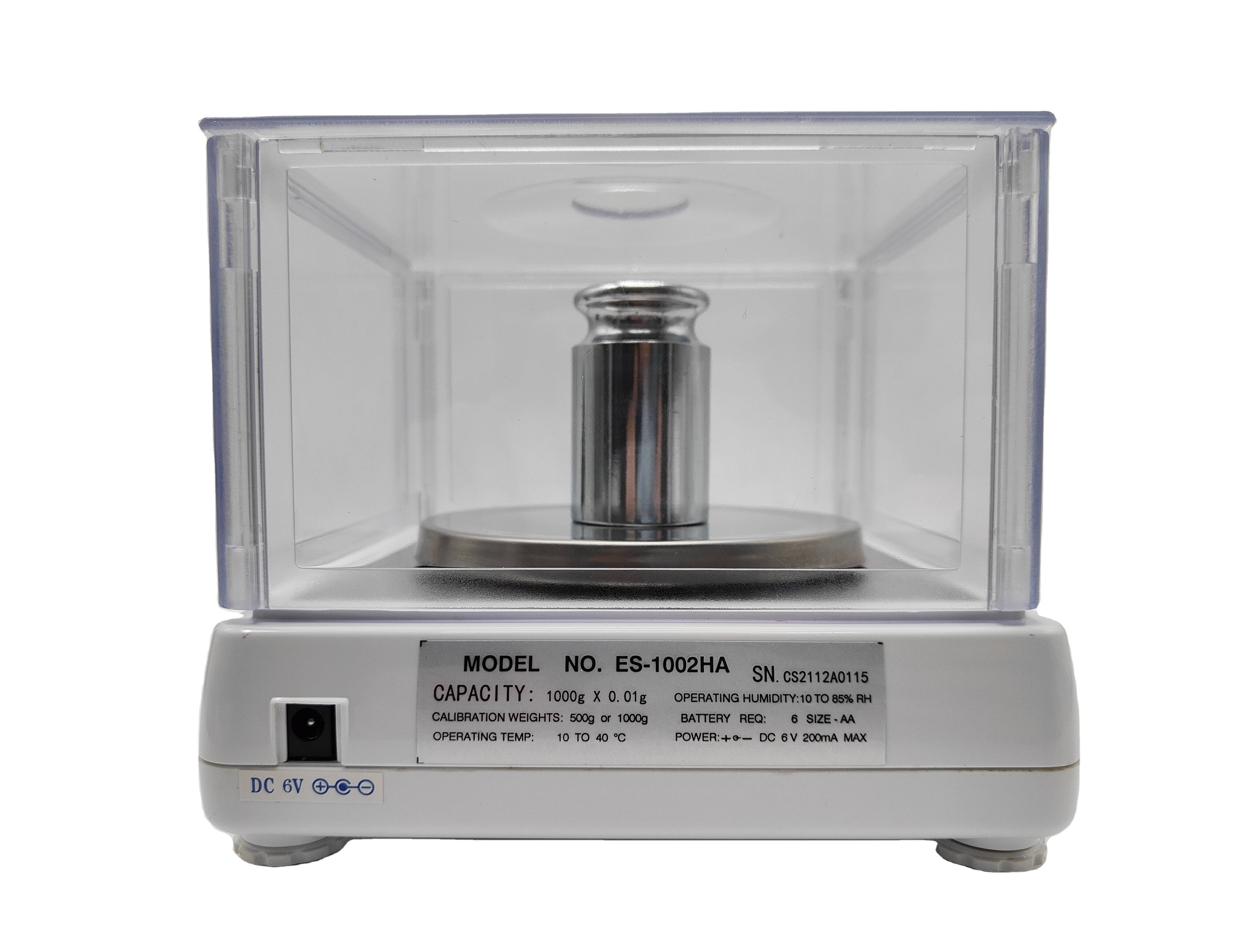 ES-1002HA Electronic Analytical Balance 120g Capacity, 0.1mg Readability, Internal Calibration