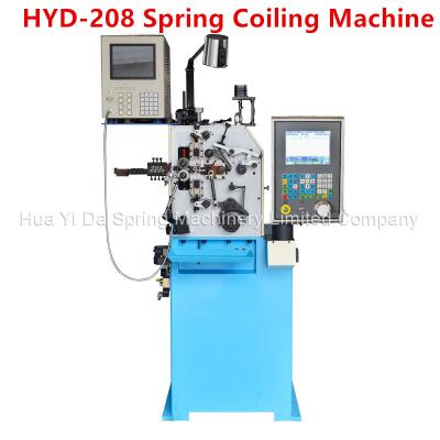 0.15 - 0.80mm máquina de bobinamento da mola do Coiler da compressão de dois machados com servo motor