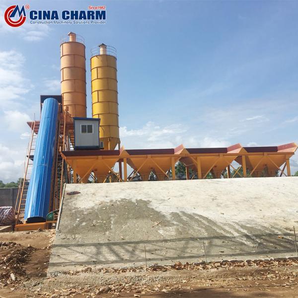 HZS60 Electric Concrete Mixing Plant Ready Mixed 60m3/H With JS1000 Mixer