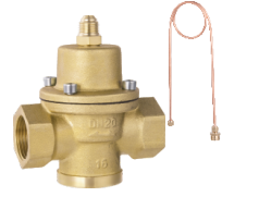 BSP Thread 1/2 Inch Square Cover Direct Acting Brass Pressure Reducing Valve