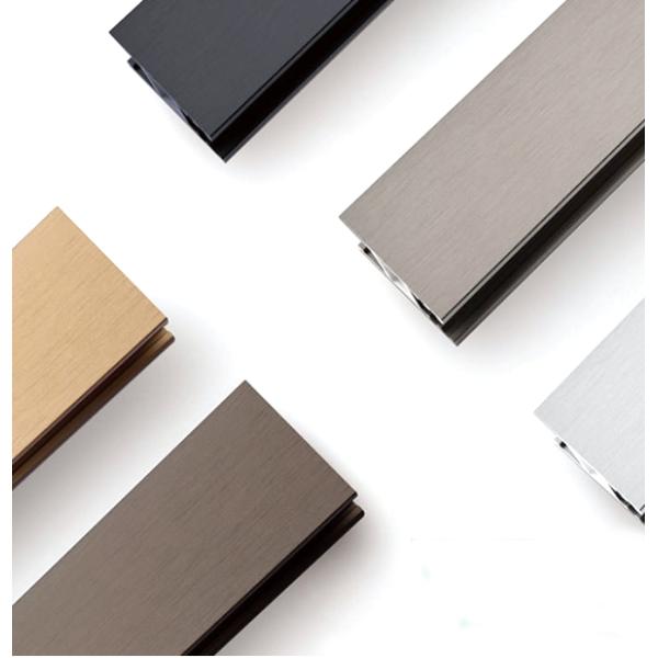 Windows Doors Frame 0.8mm 6063 Anodized Aluminum Profiles