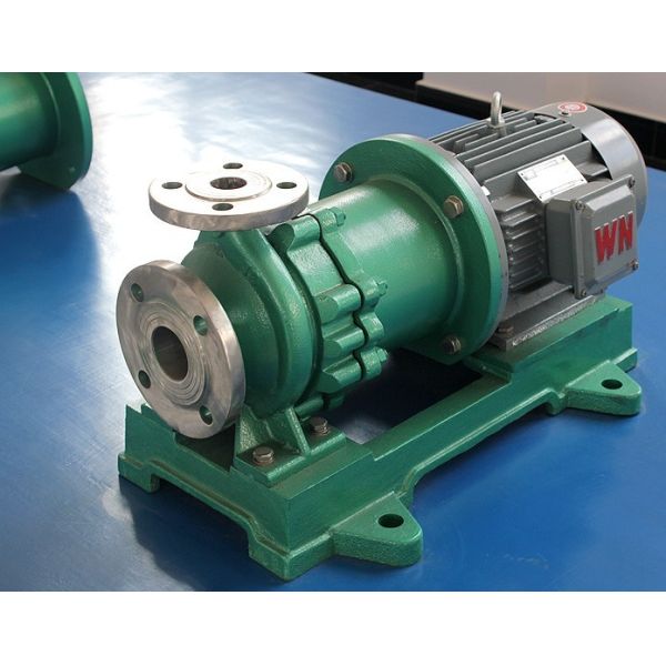 Robust Fluoroplastic Magnetic Drive Pump Leakproof Used For Conveying Strongly Corrosive Wastewater
